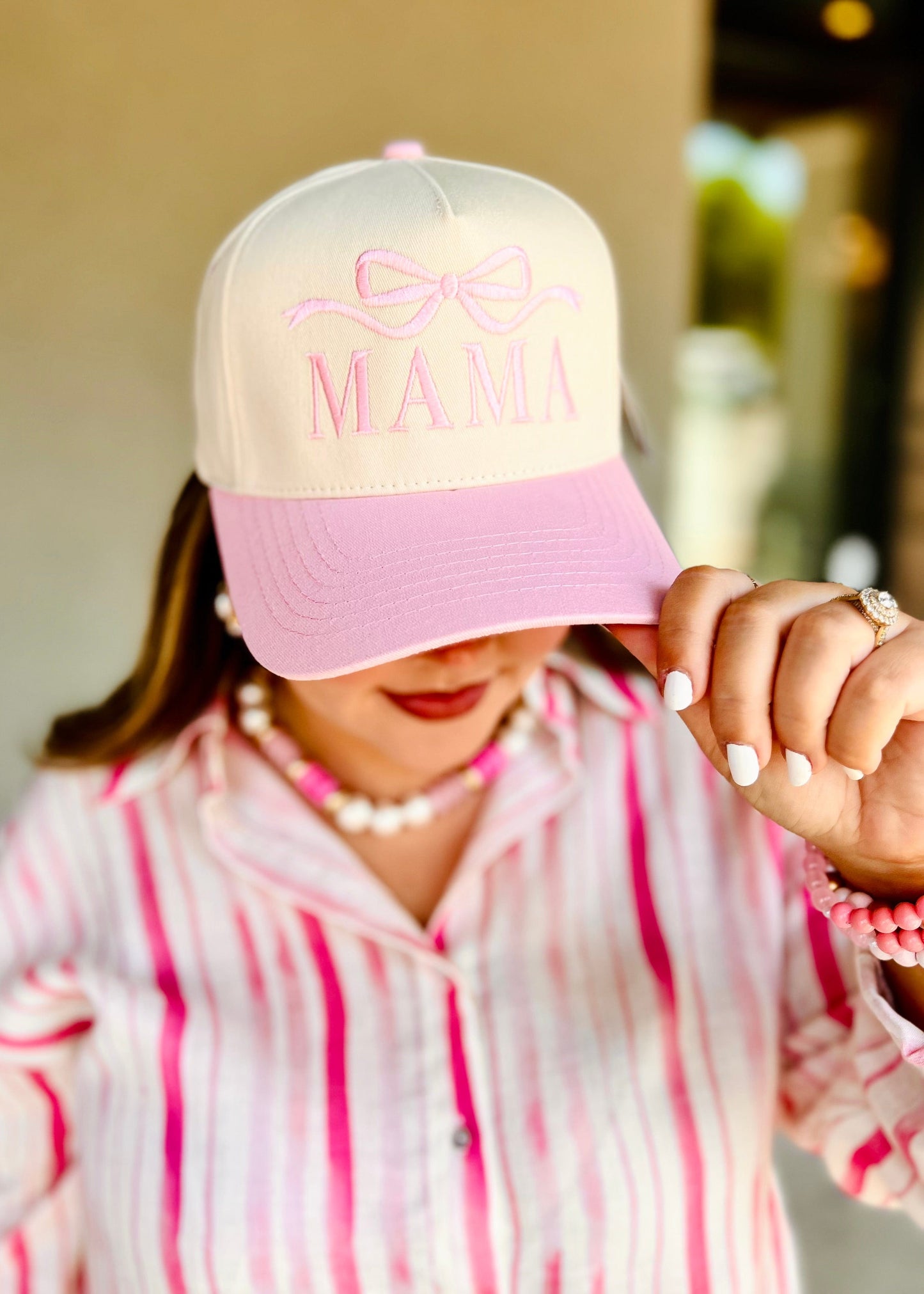 MAMA Embroidered Trucker Hat - Butler's Stash