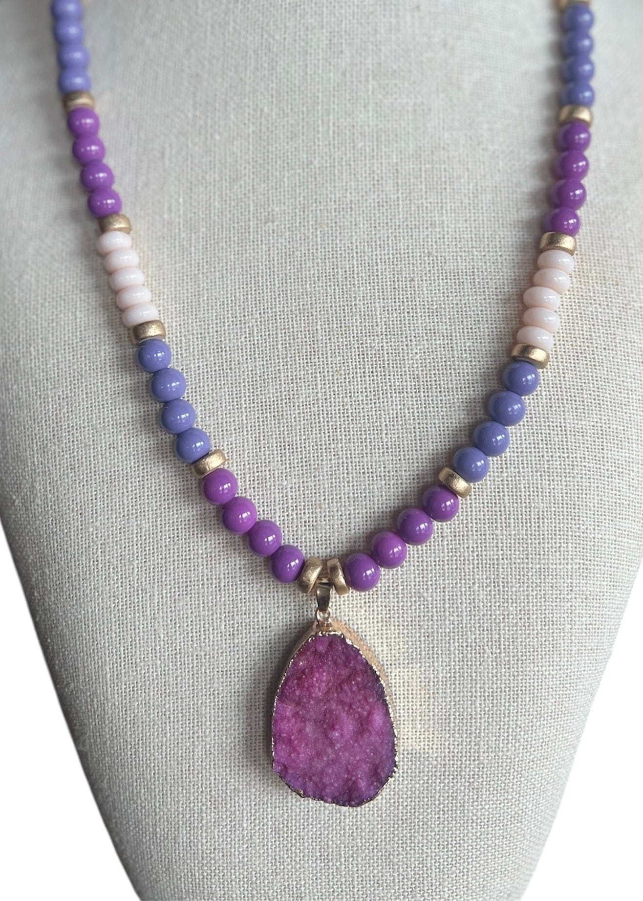 Crystal Pendant-Purple - Butler's Stash