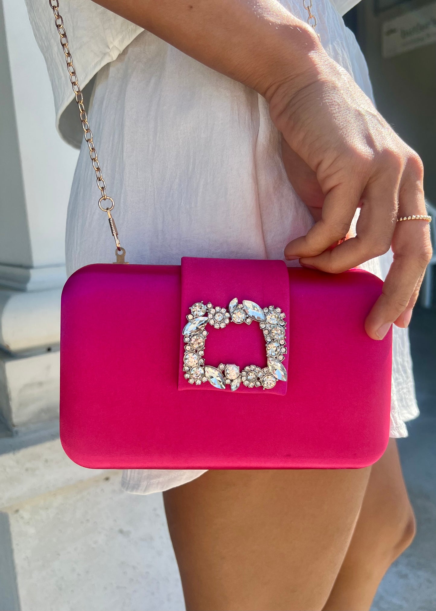 Hot Pink Clutch - Butler's Stash