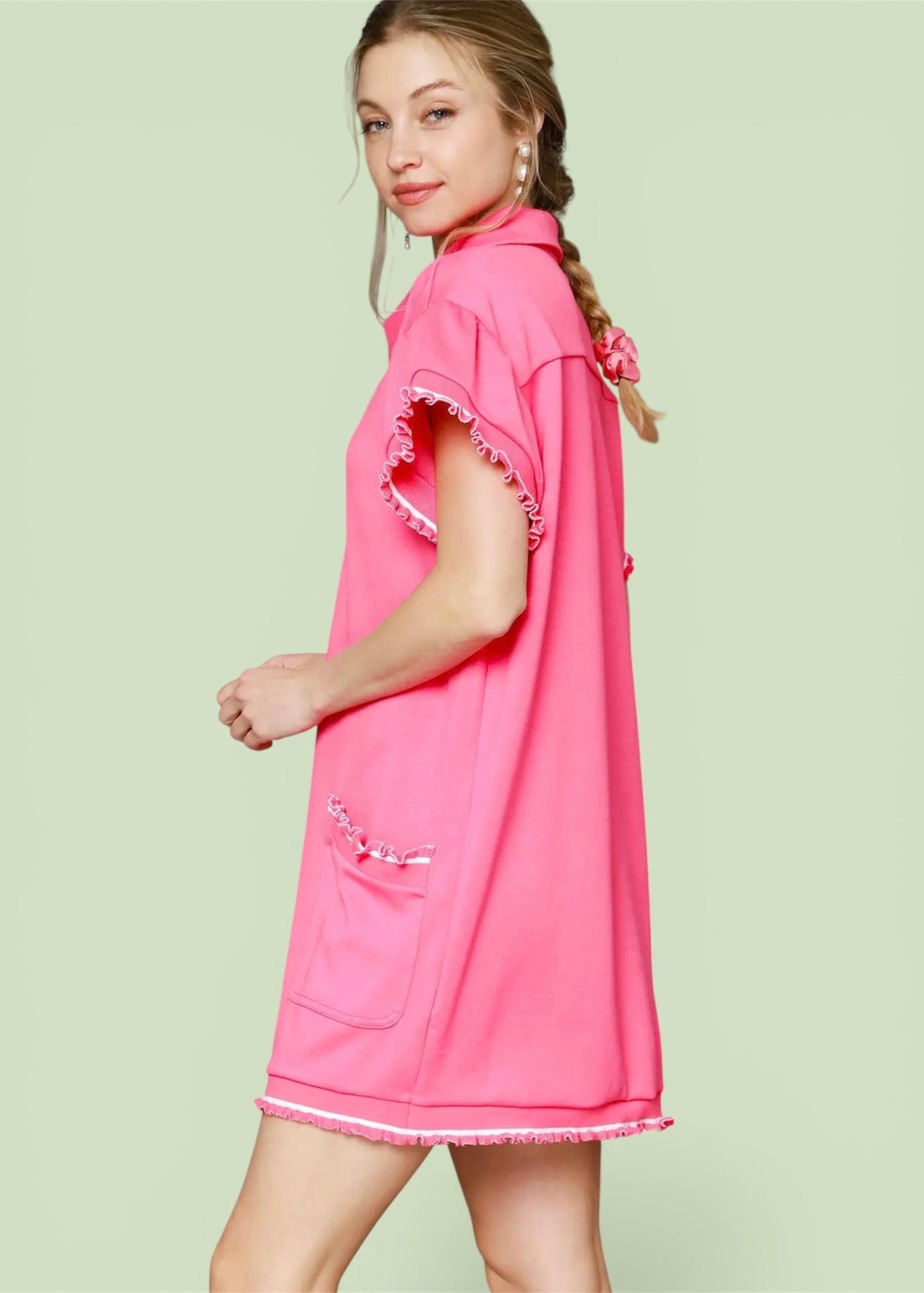 Bubble Gum Pink Dress - Butler's Stash