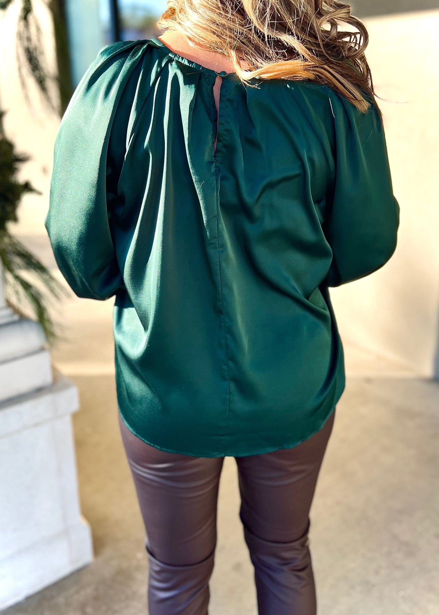 Hunter Satin Blouse - Butler's Stash