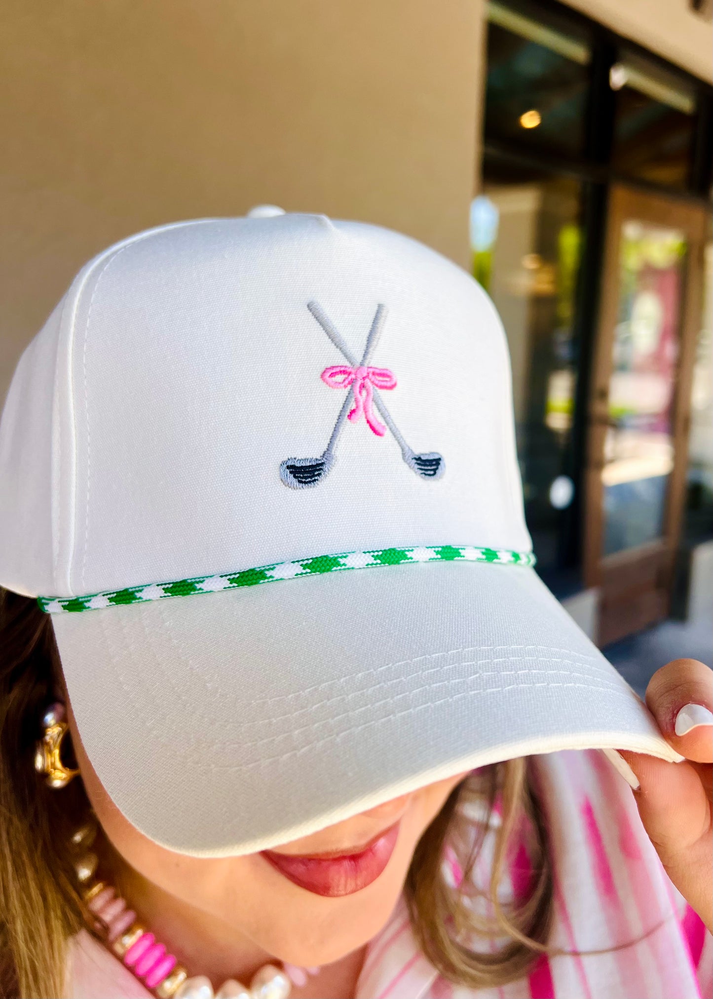 Golf Clubs Embroidered Trucker Hat