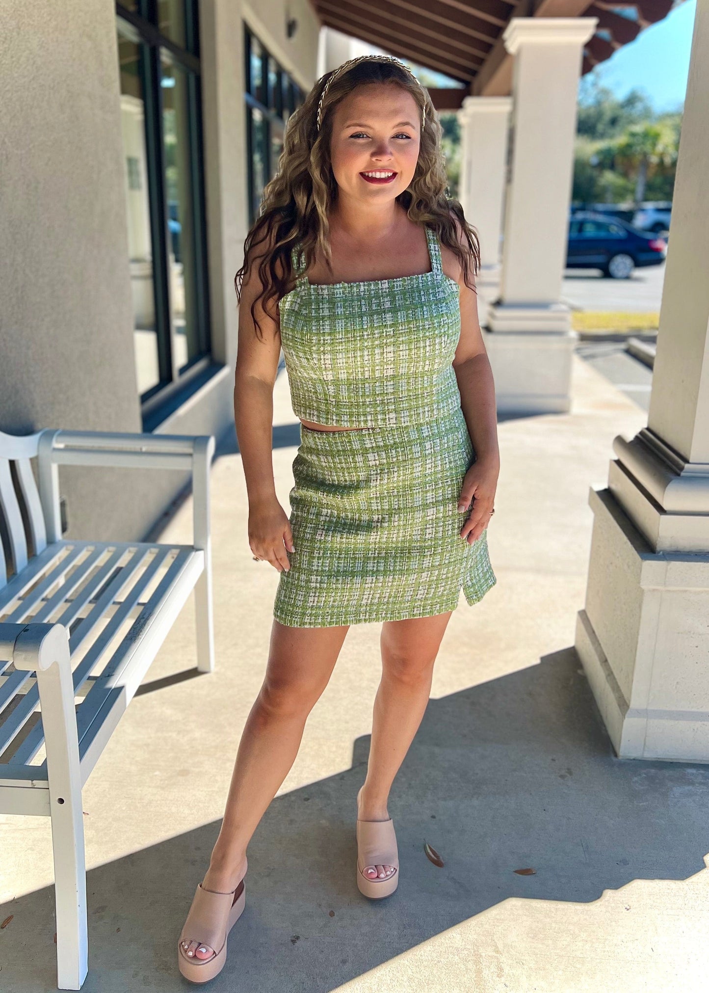 Cher Tweed Tank - Butler's Stash