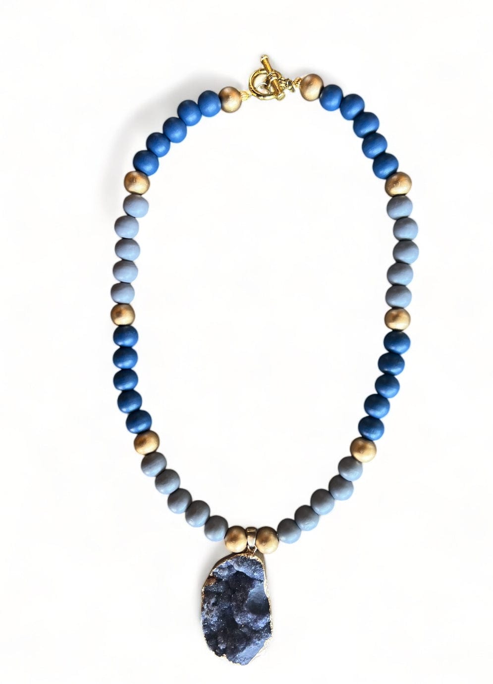 Crystal Pendant- Dark Blue - Butler's Stash