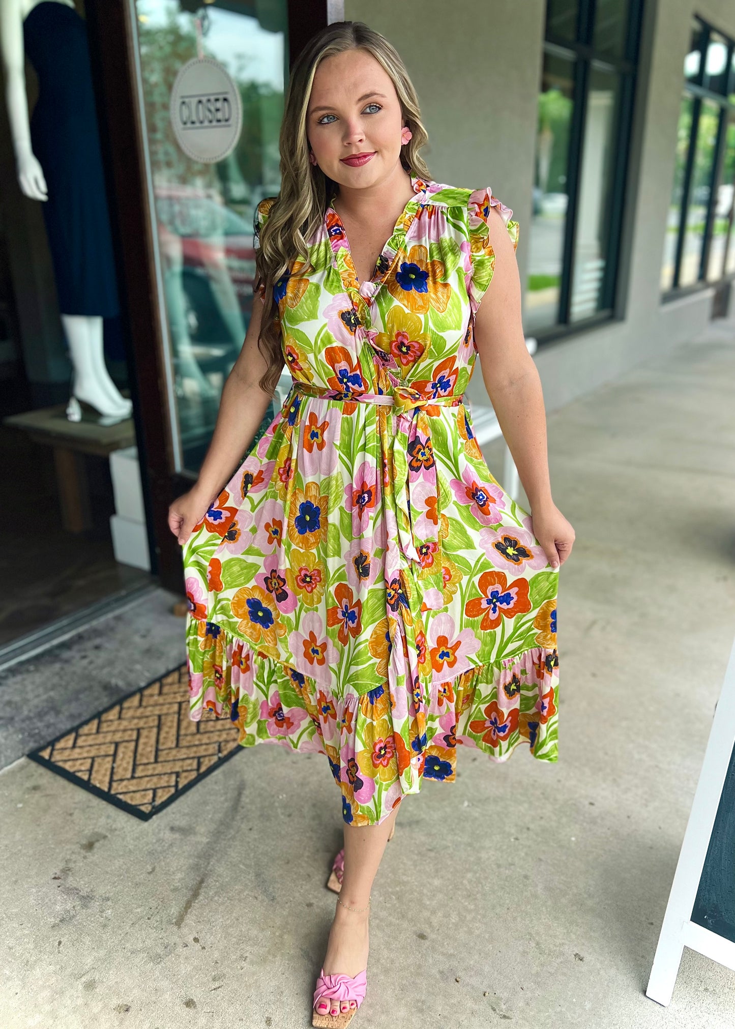 Summer Wrap Dress - Butler's Stash