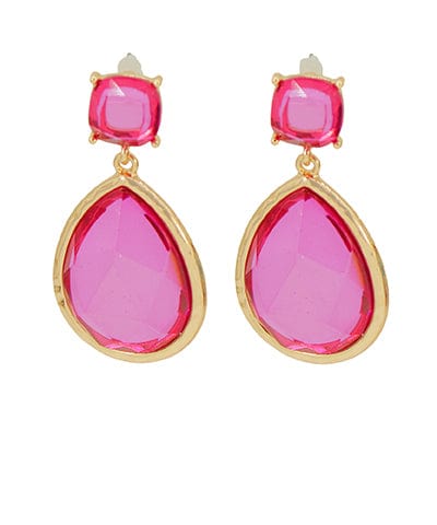 Pink Gemstone Earring - Butler's Stash