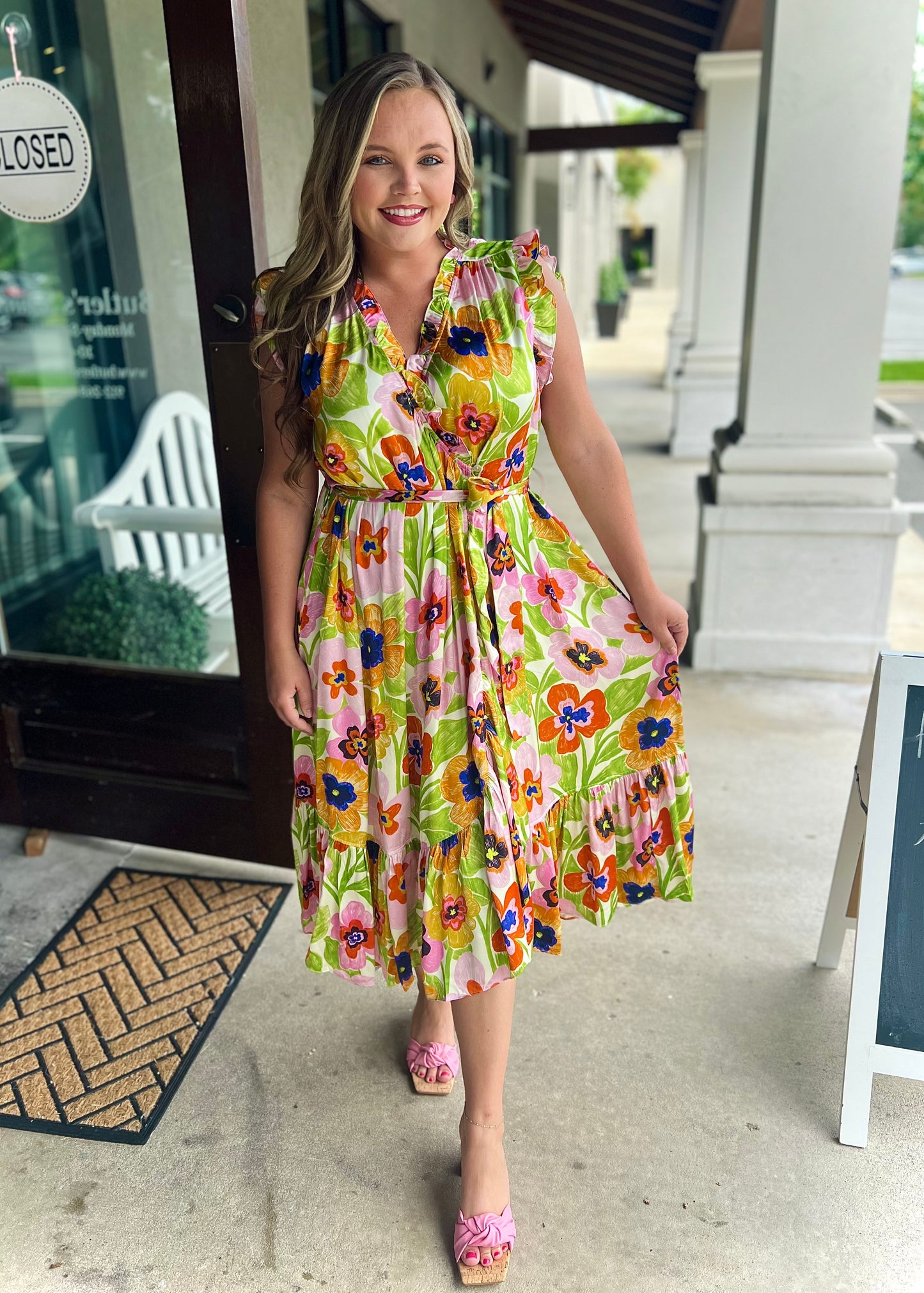 Summer Wrap Dress - Butler's Stash