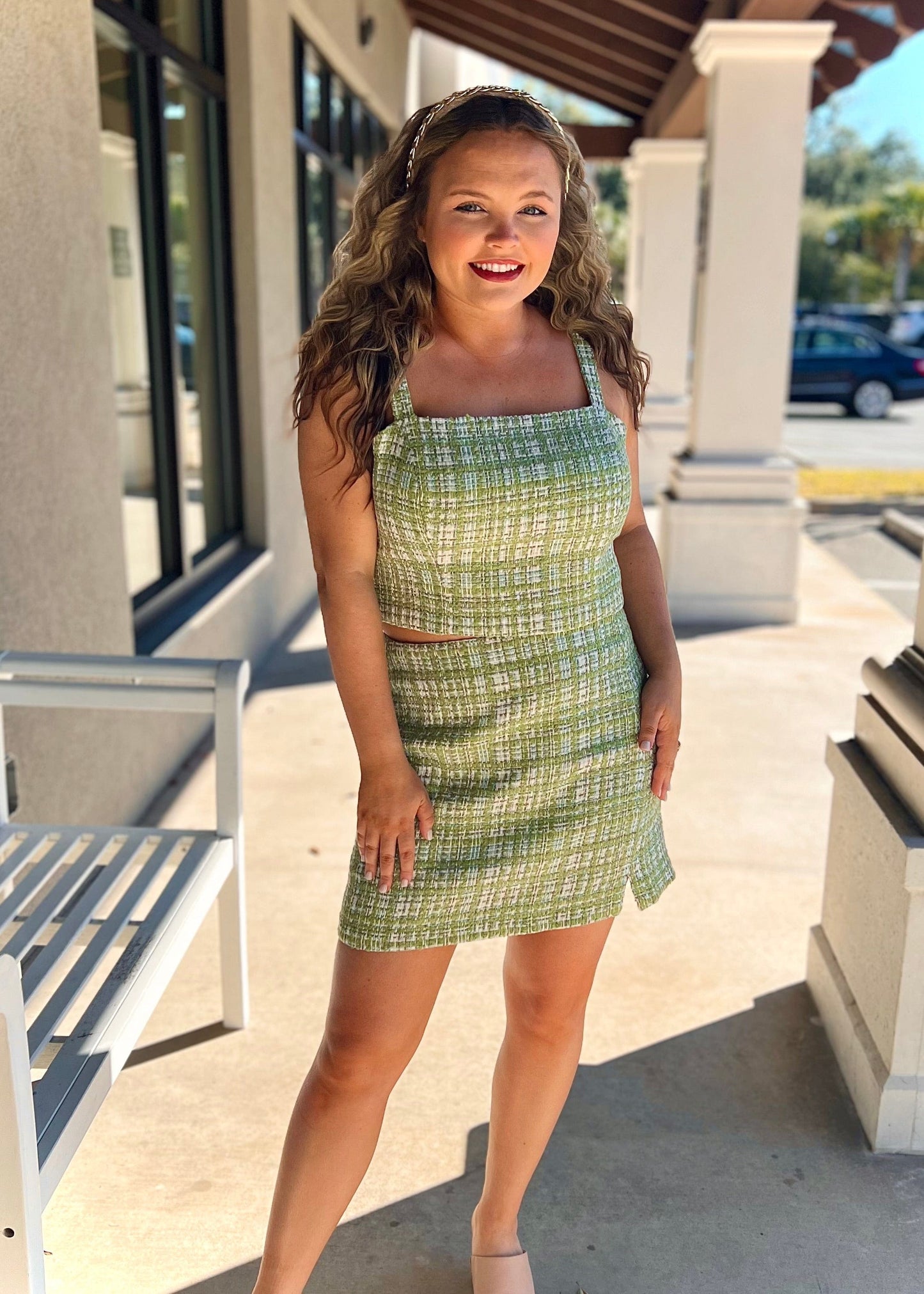 Cher Tweed Tank - Butler's Stash
