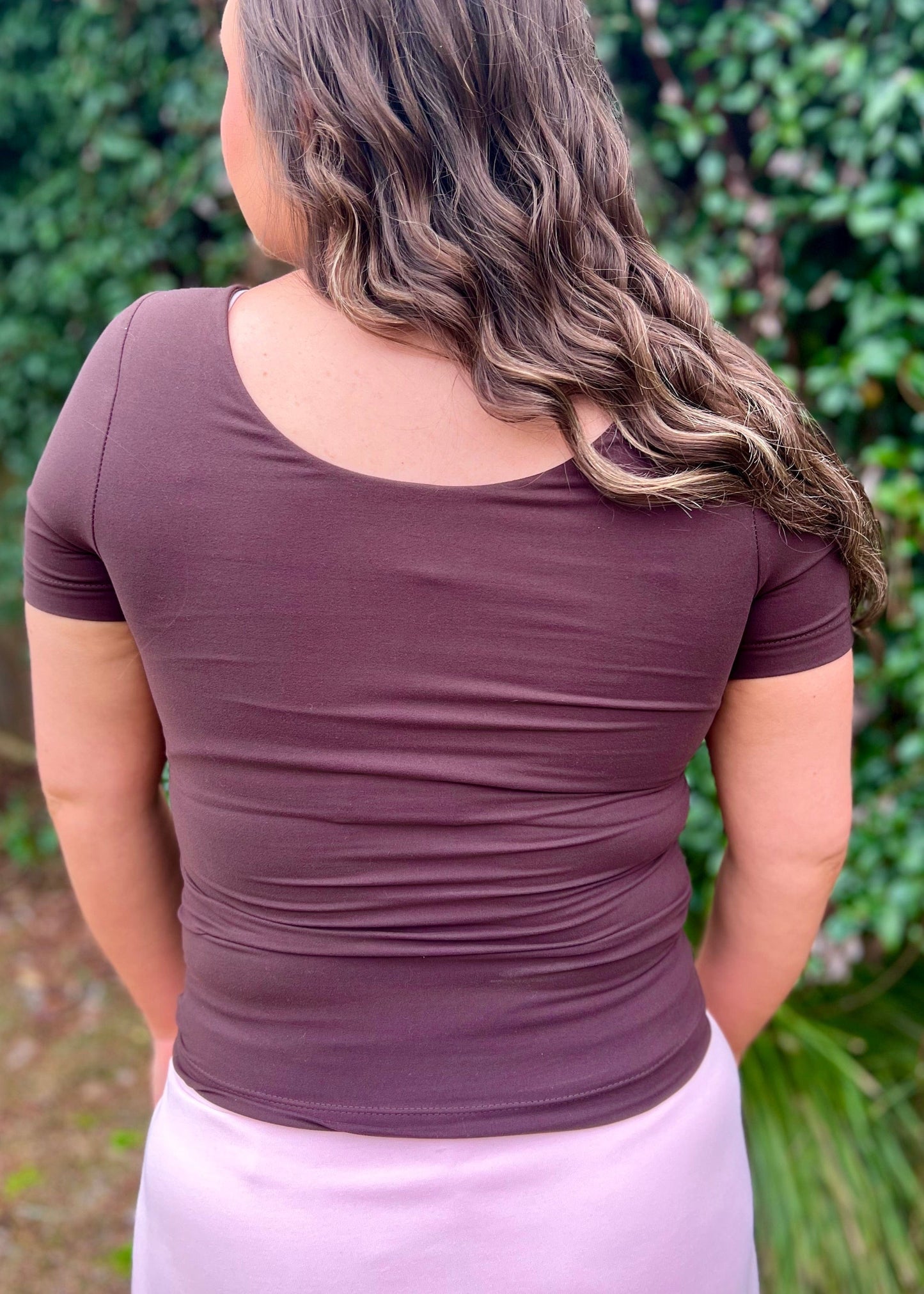 Brown Scuba Top - Butler's Stash