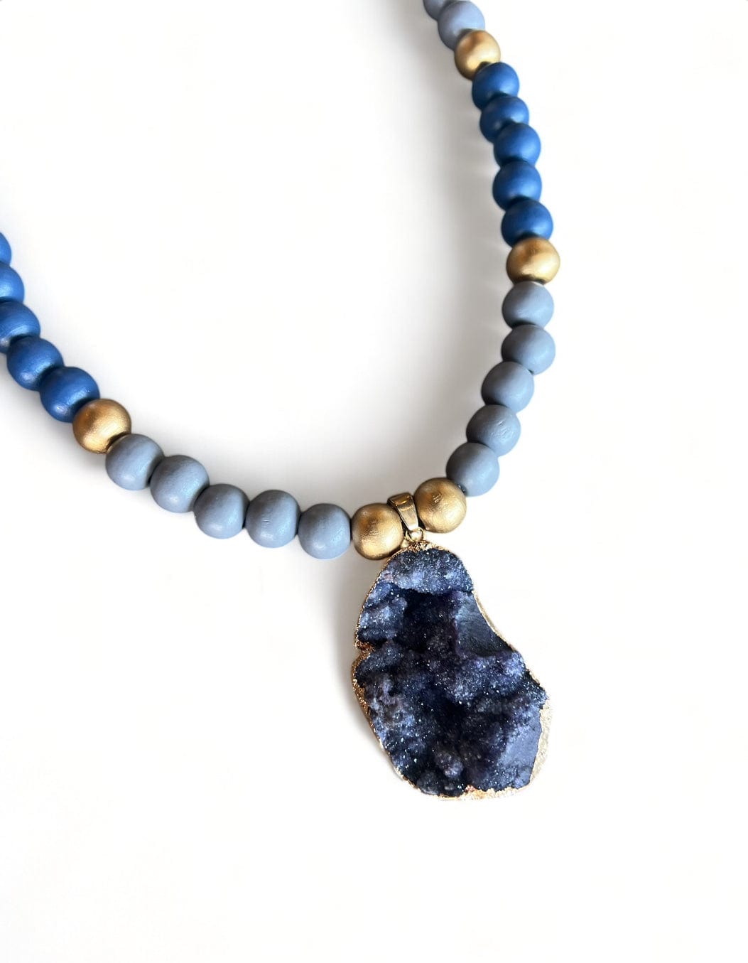 Crystal Pendant- Dark Blue - Butler's Stash