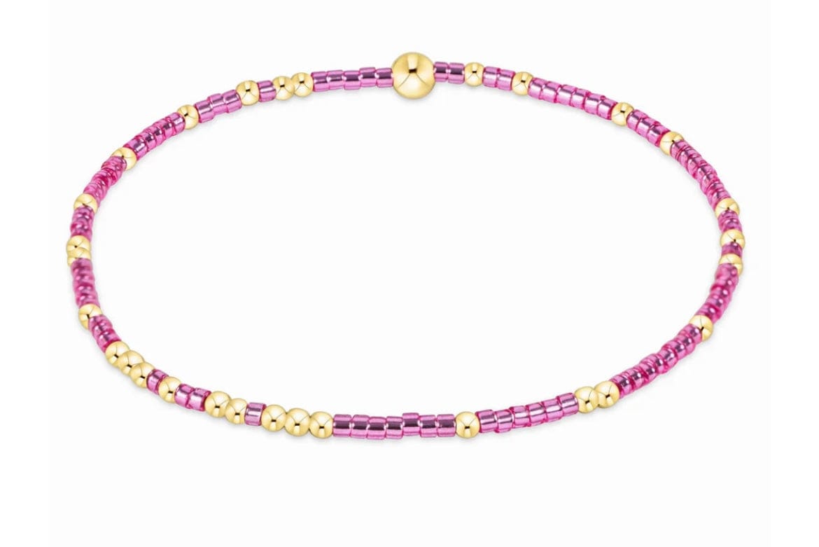 hope unwritten bracelet - pink metallic - Butler's Stash