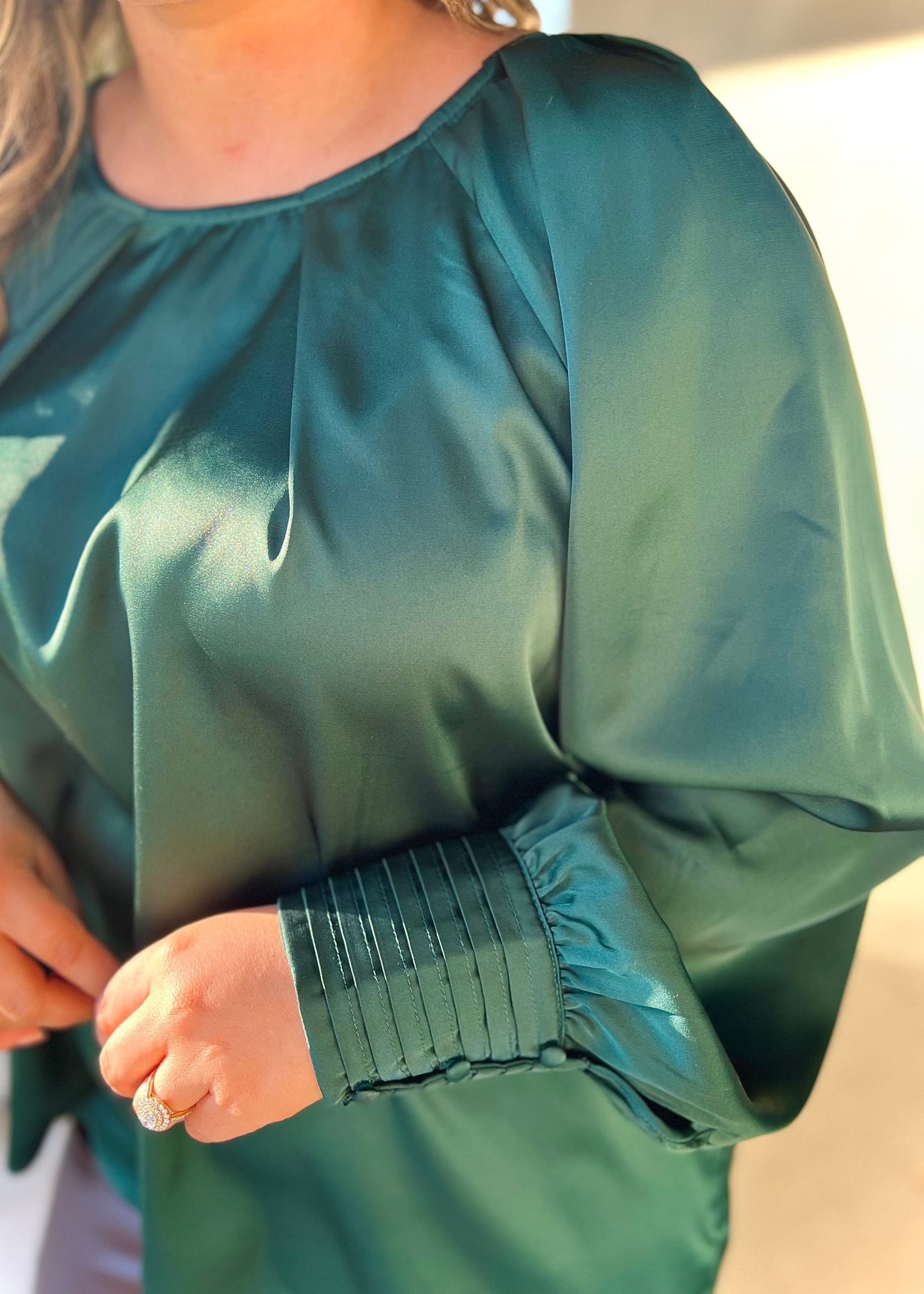 Hunter Satin Blouse - Butler's Stash