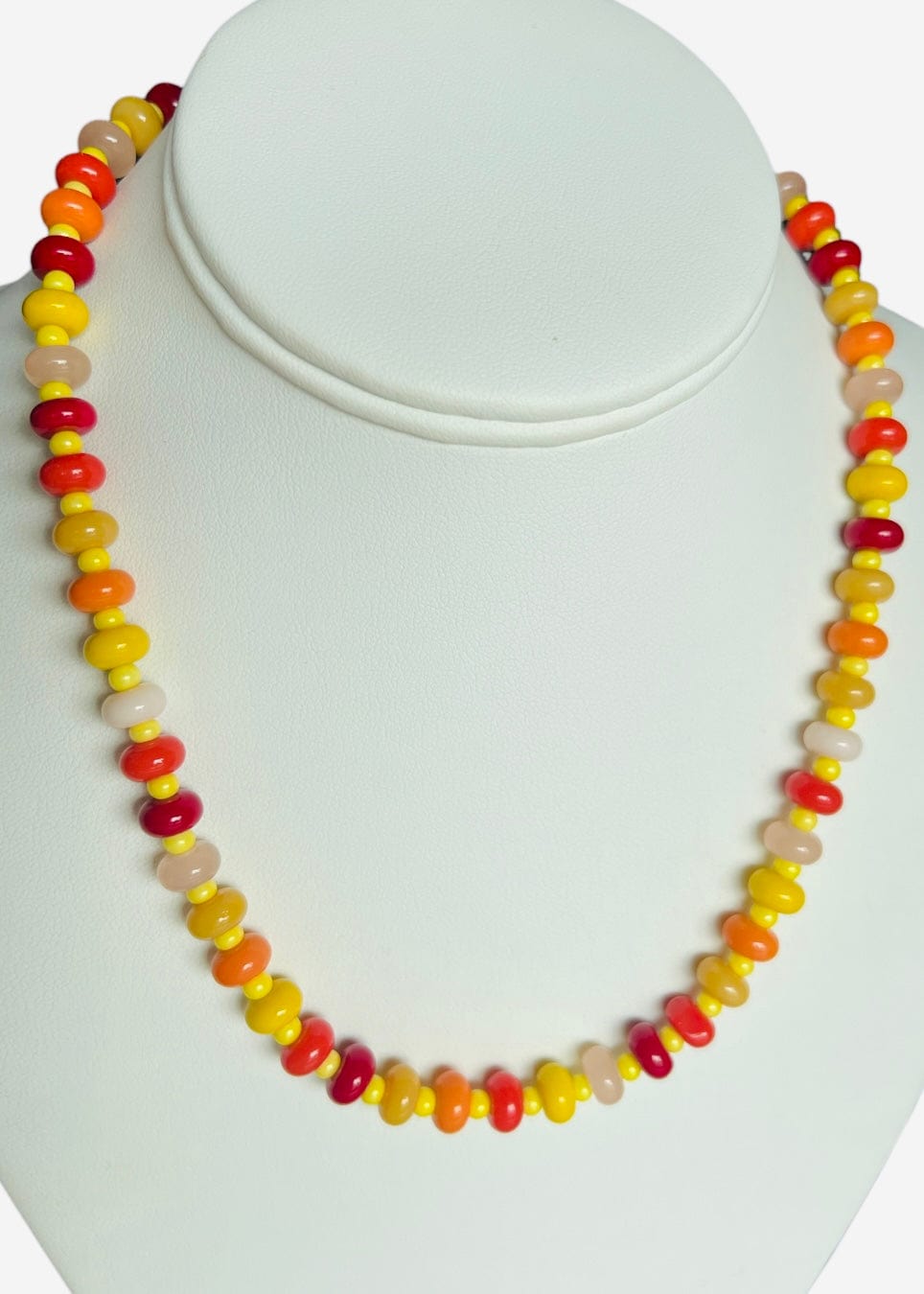 Orange Daisy Necklace