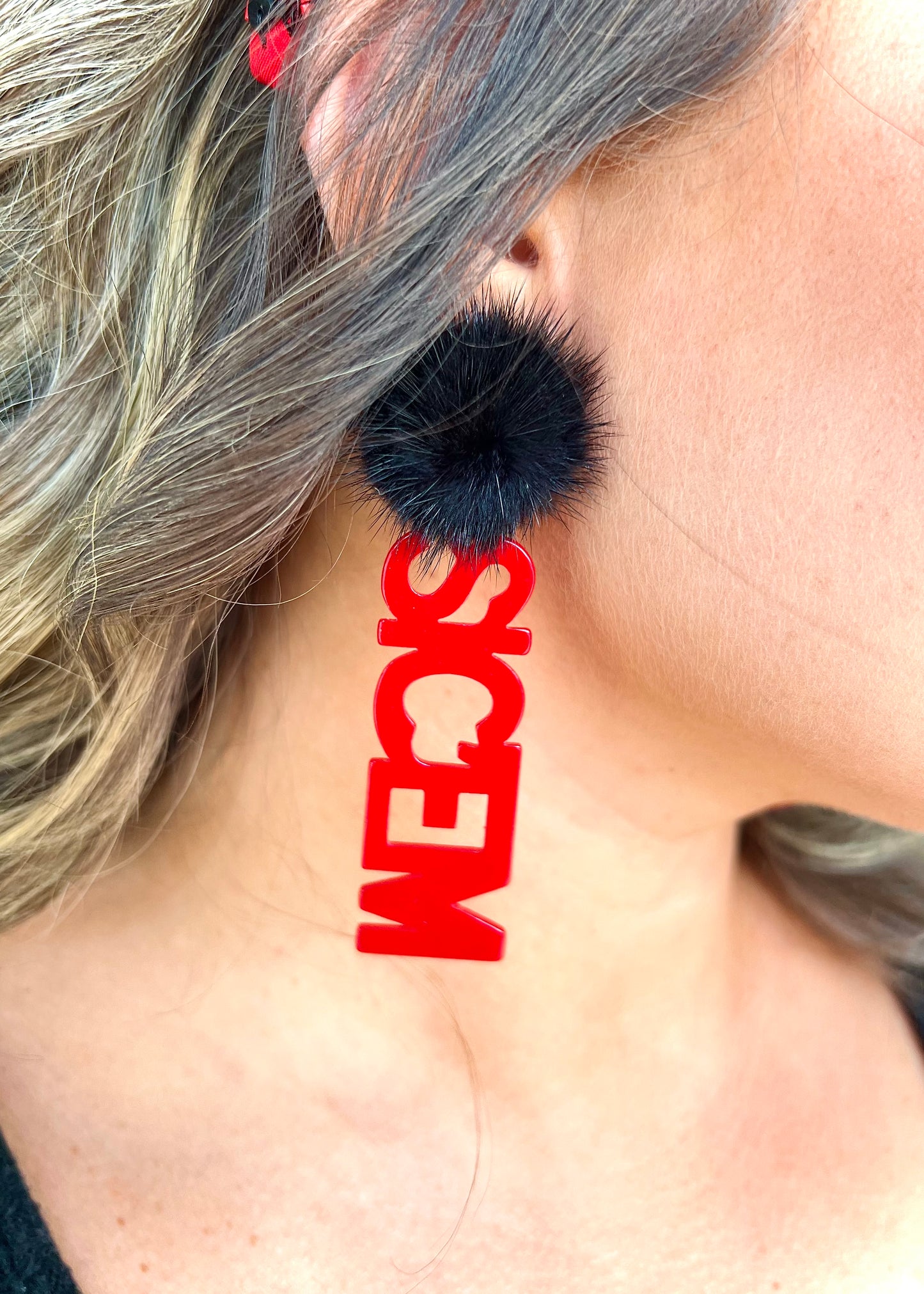 “Sic’em” Earrings