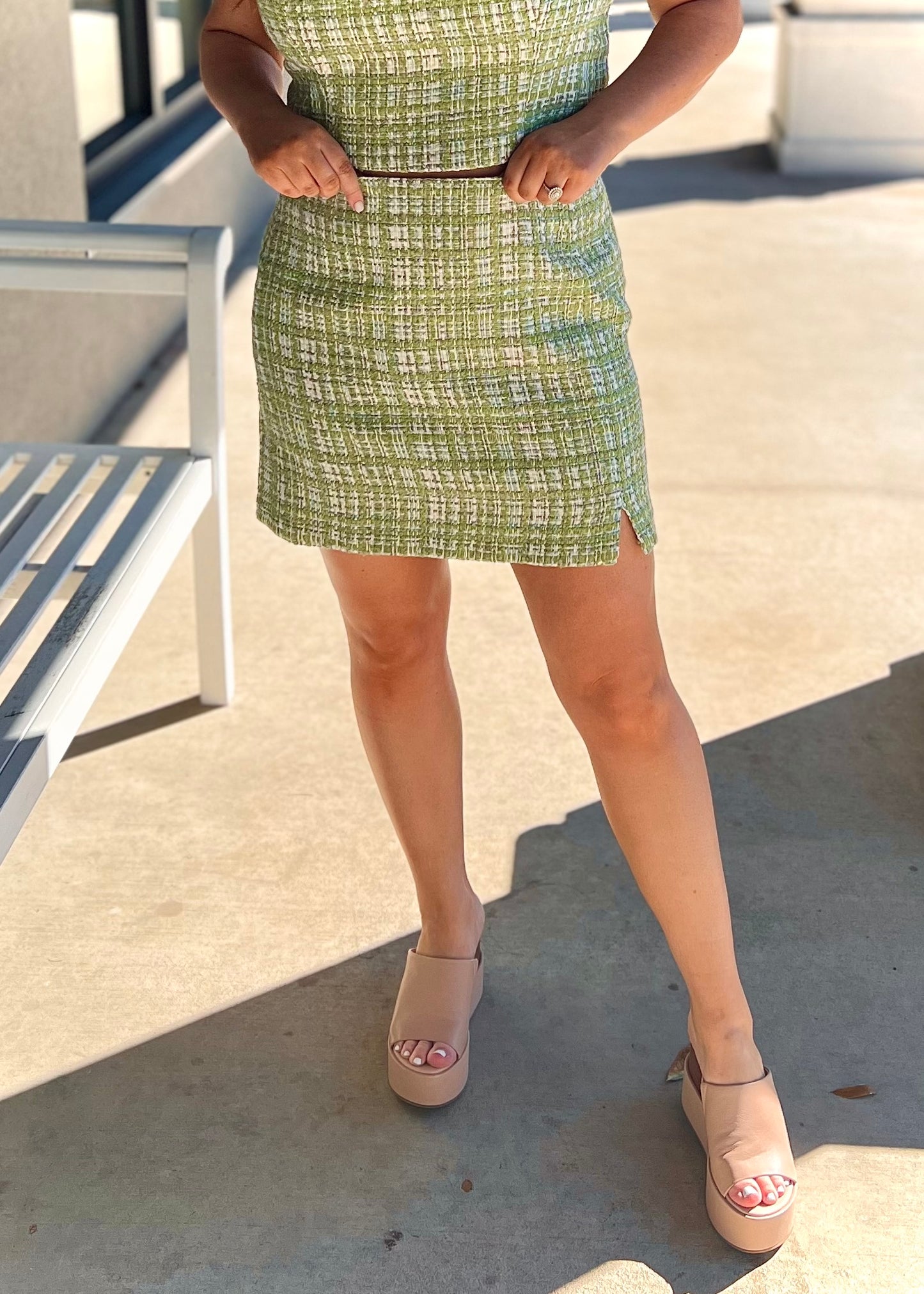 Dionne Tweed Skirt