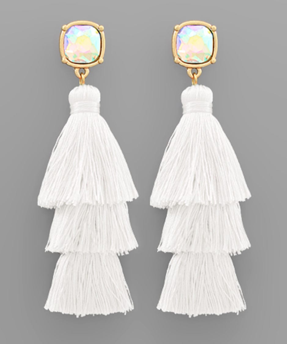 Bead & Tassel Earring - Butler's Stash