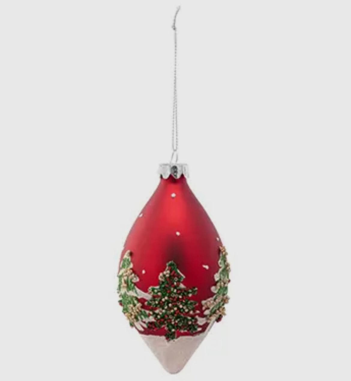 Red Christmas Tree Ornament - Butler's Stash