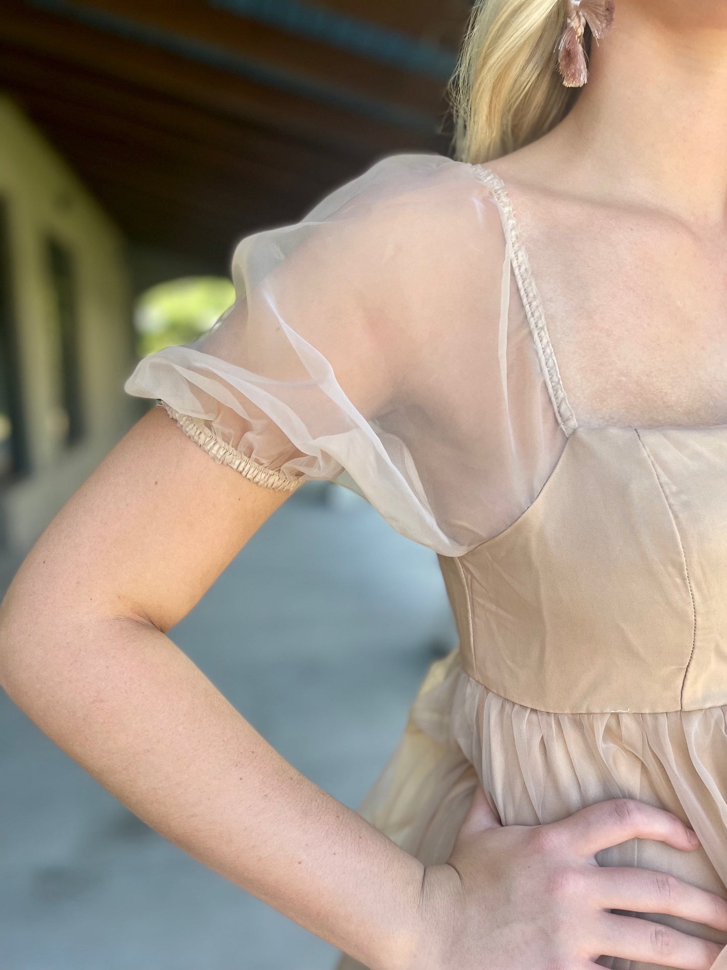 Beige Babydoll Dress - Butler's Stash