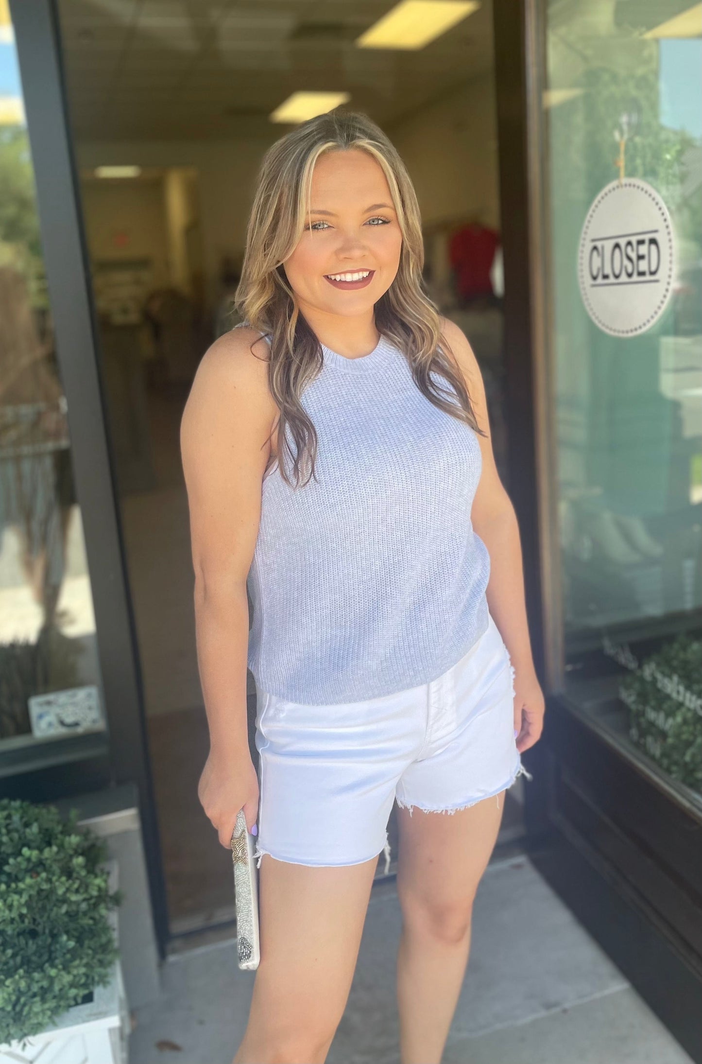 Emma High Waist Mom Fit White Wash - Butler's Stash