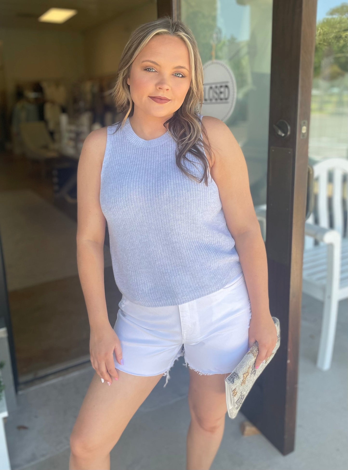 Emma High Waist Mom Fit White Wash - Butler's Stash