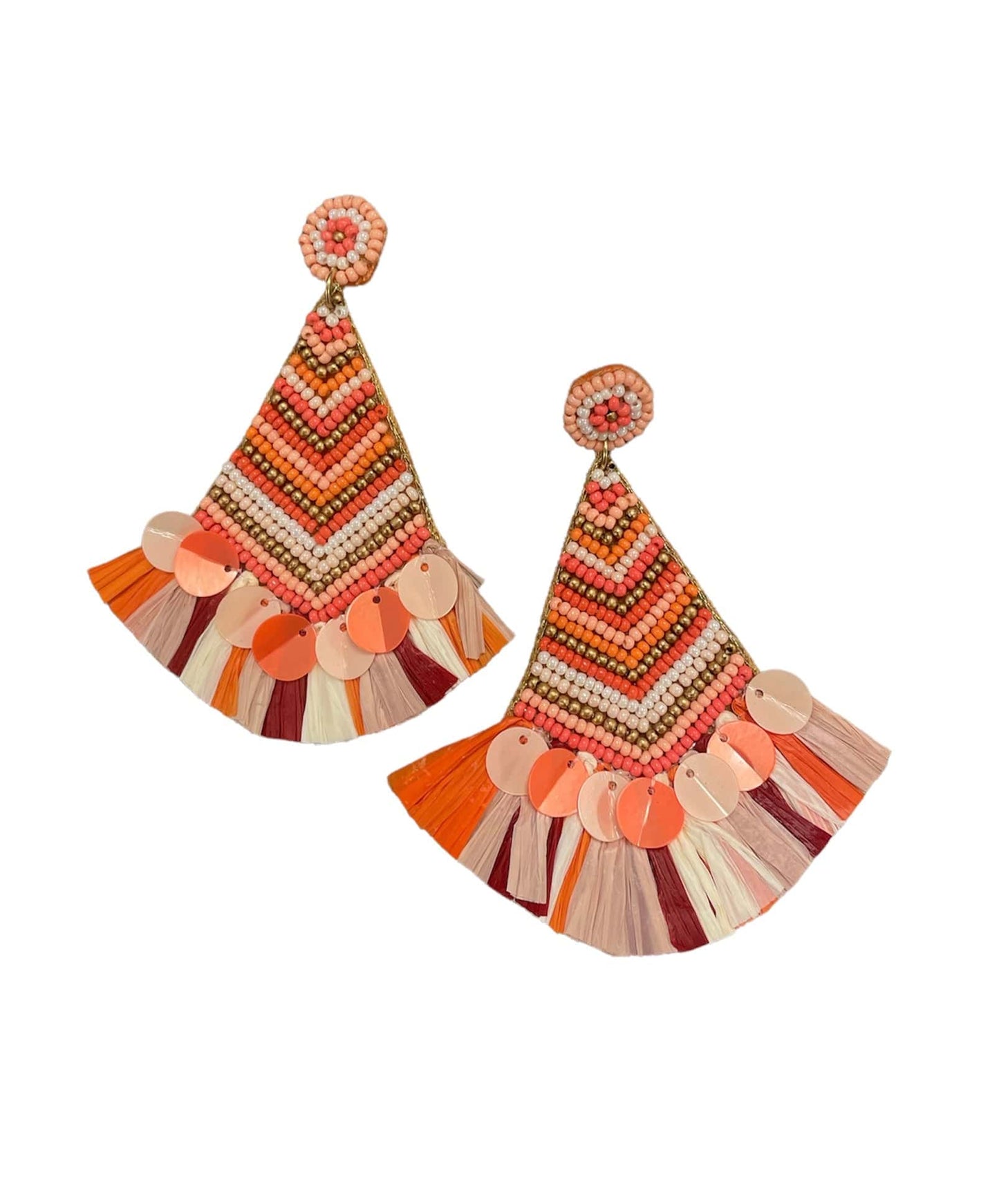 Tribal Beaded Earrings - Butler's Stash