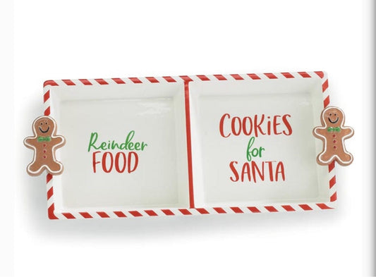 Cookies For Santa/ Reindeer Food Plate - Butler's Stash