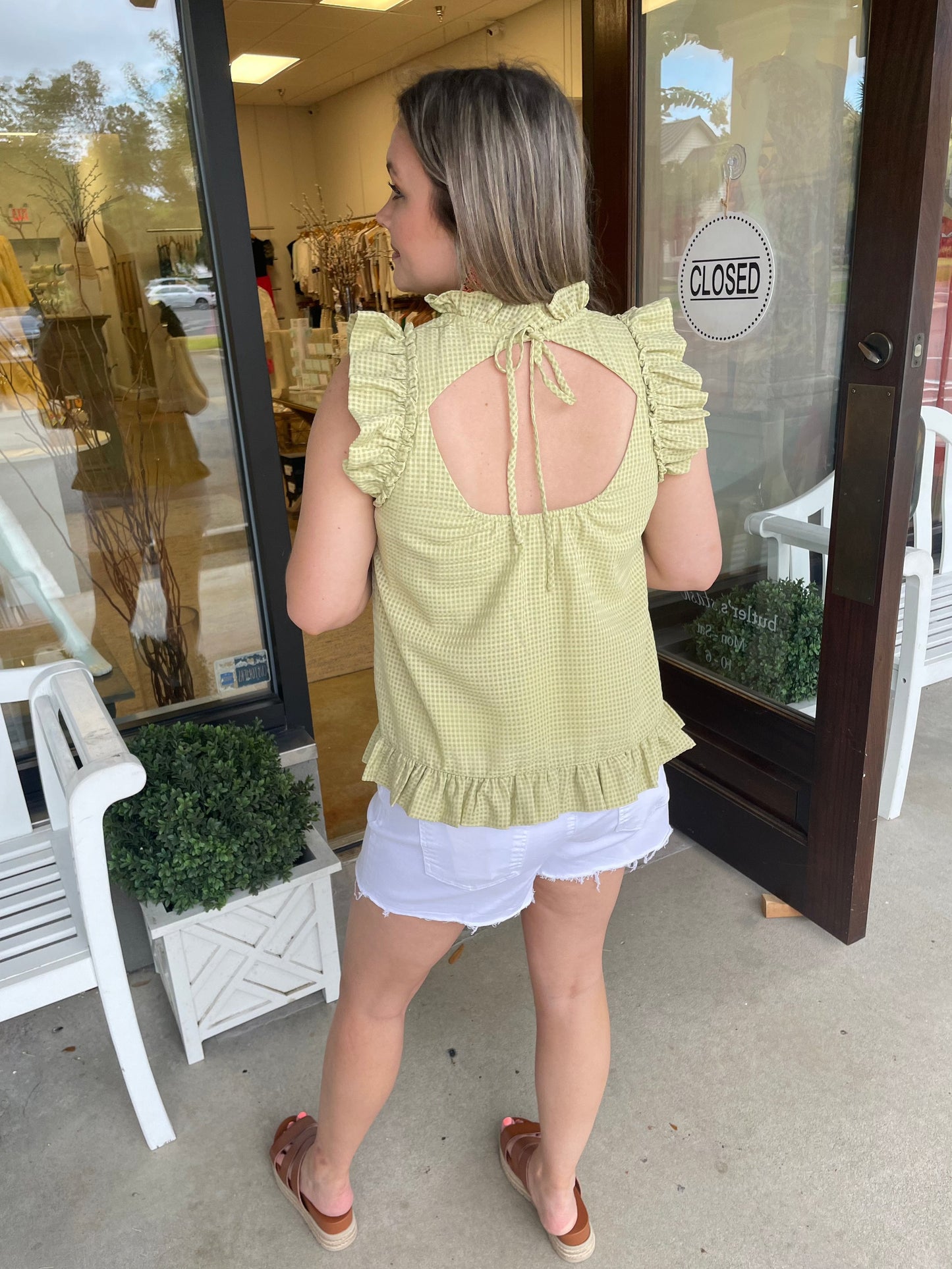 Ruffle Top - Butler's Stash