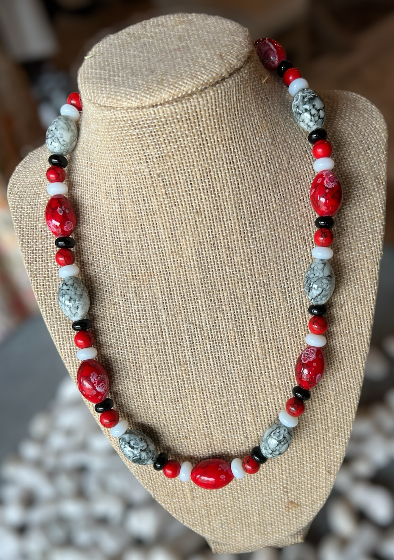 Red & Black Necklace