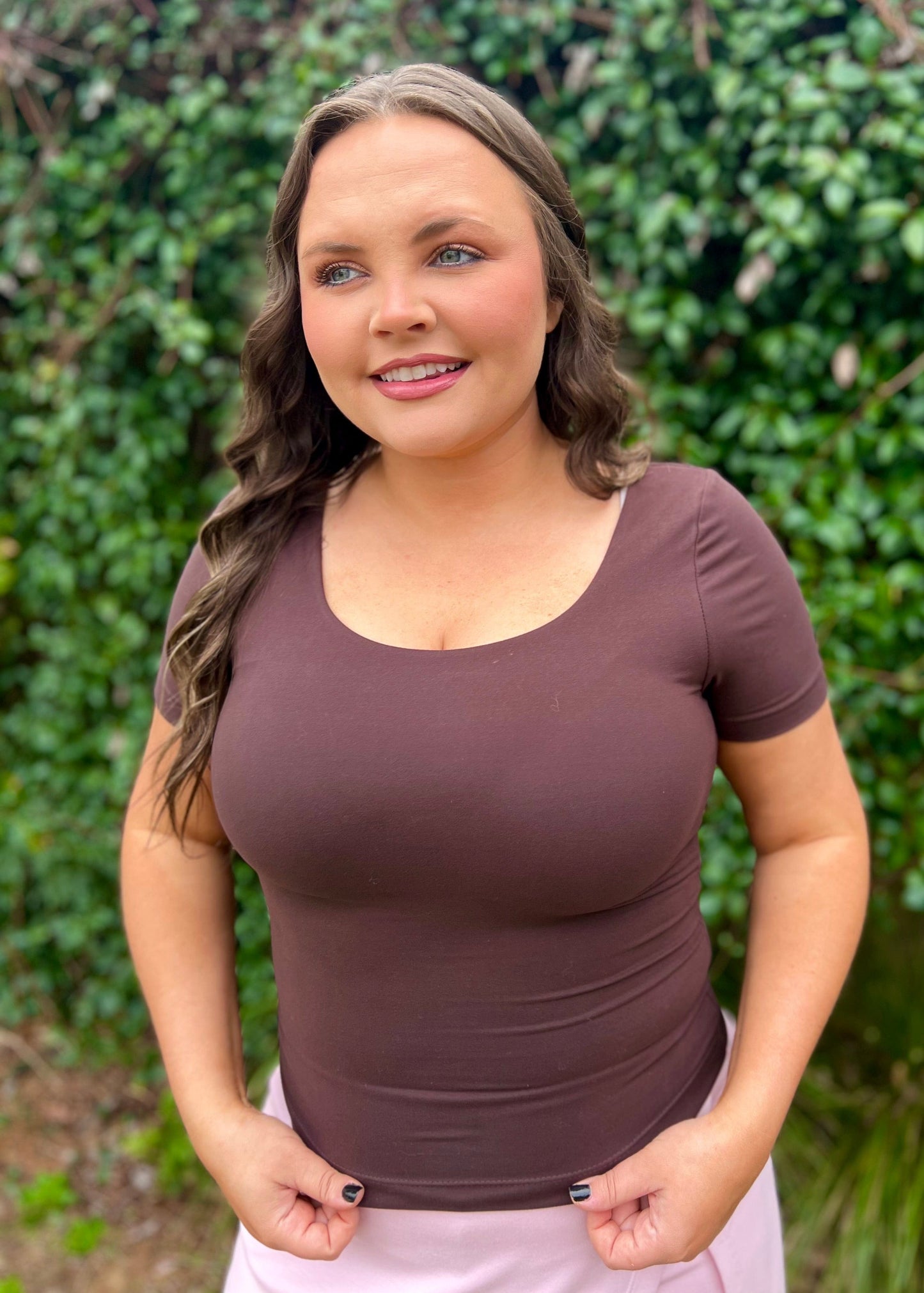 Brown Scuba Top - Butler's Stash