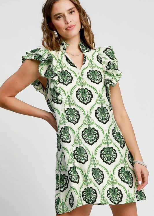 Green Mini Dress - Butler's Stash