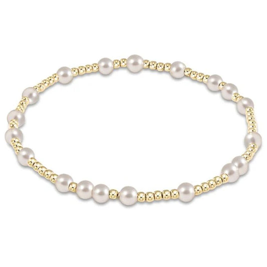 Hope Pearl 4mm Bead Bracelet