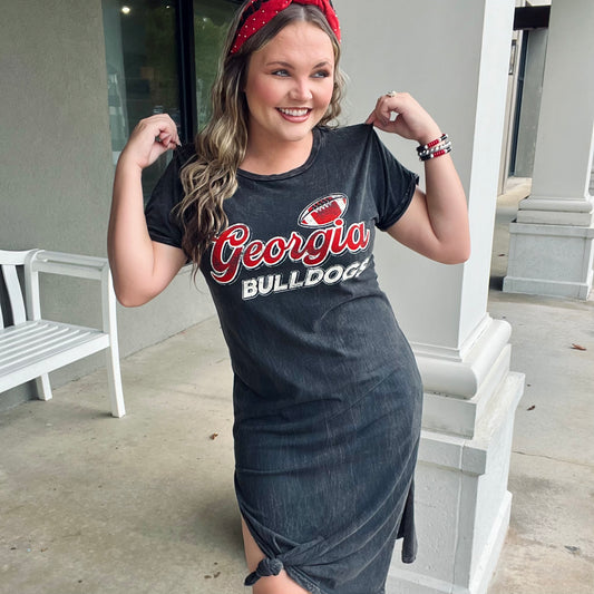 GA Bulldogs T-shirt Dress