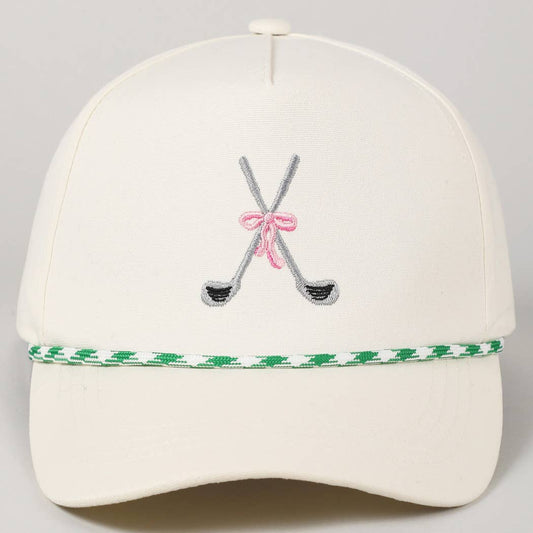 Golf Clubs Embroidered Trucker Hat
