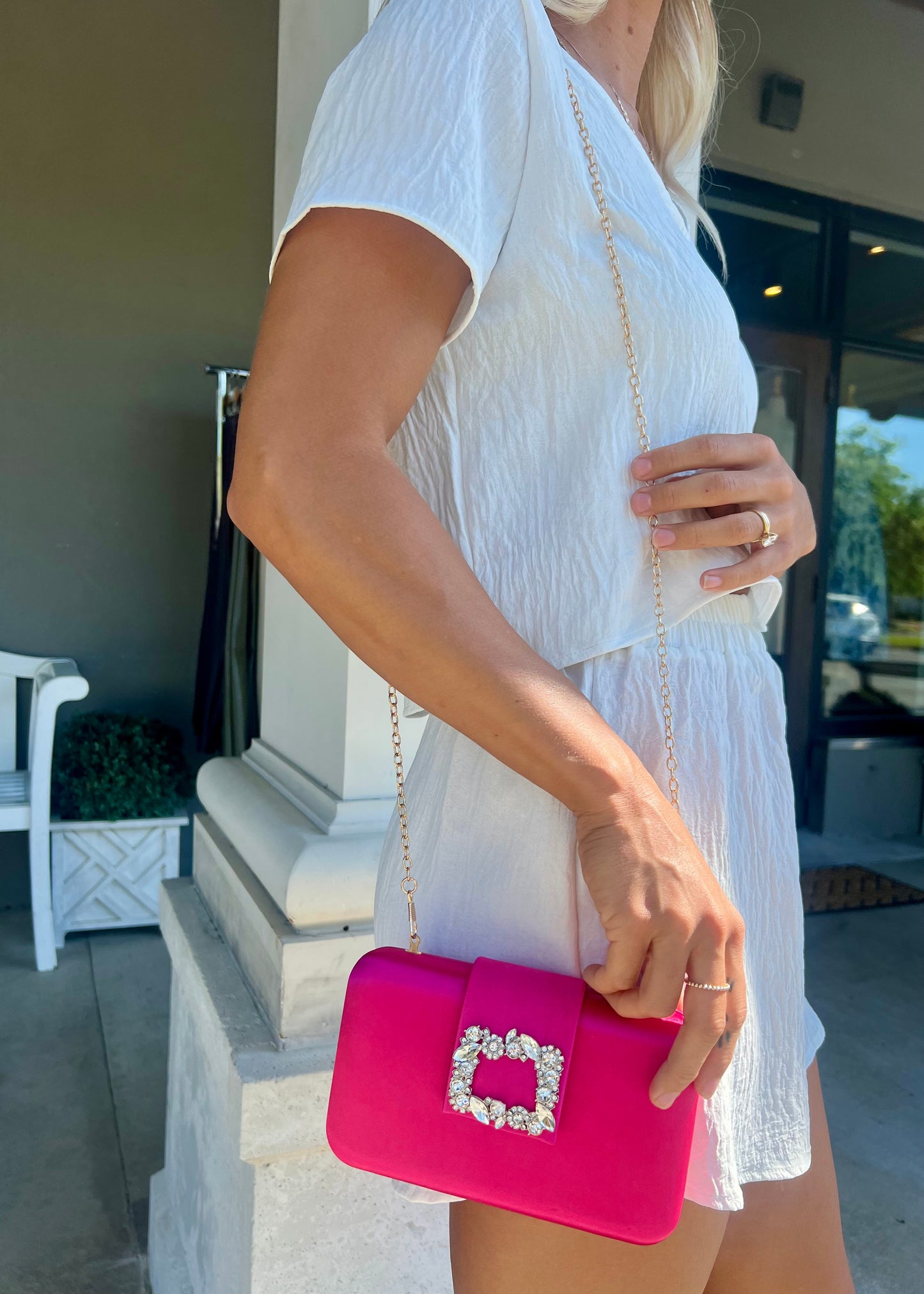 Hot Pink Clutch - Butler's Stash