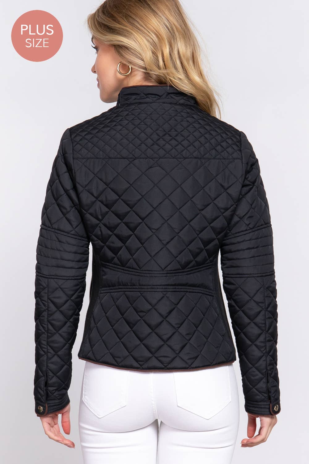Plus Size Quilted Jacket - Butler's Stash