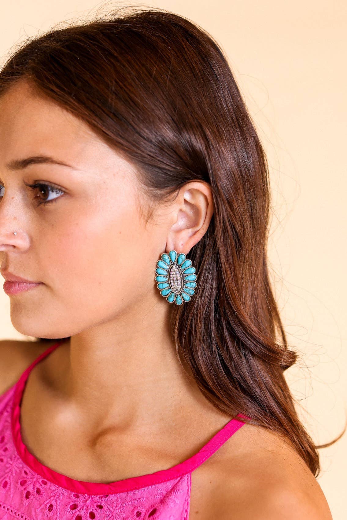 Turquoise Eternity Earrings - Butler's Stash