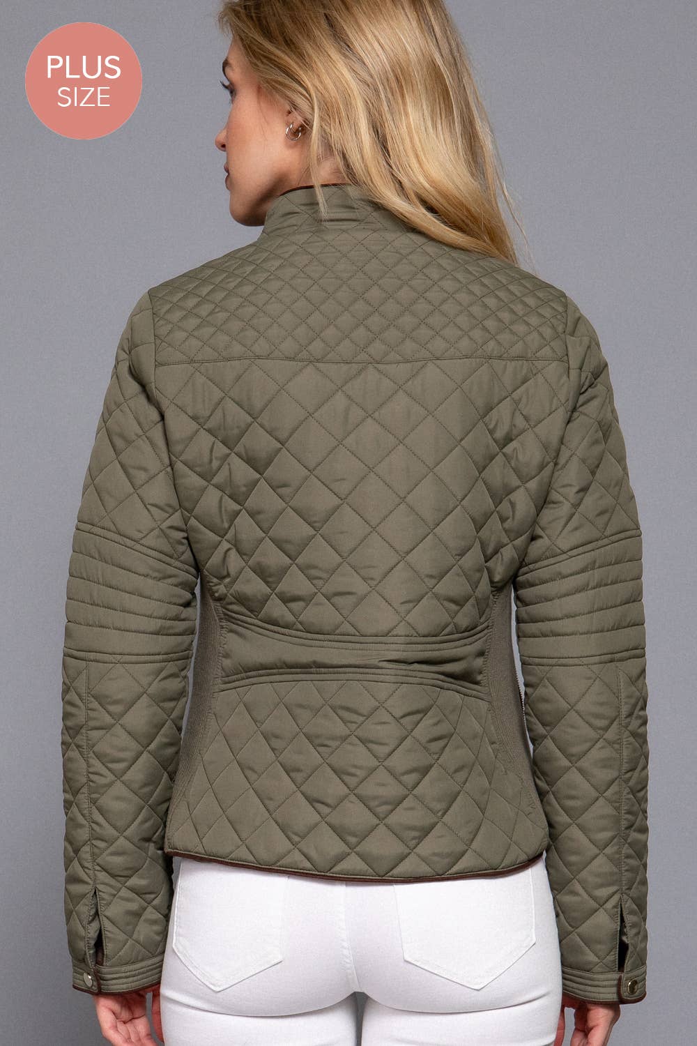 Plus Size Quilted Jacket - Butler's Stash