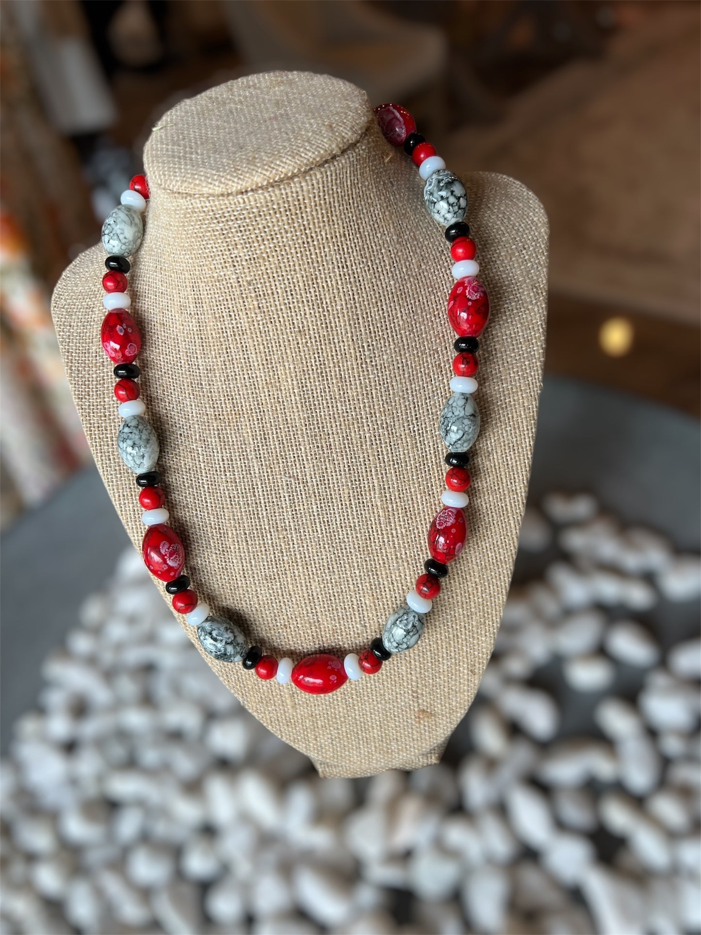 Red & Black Necklace