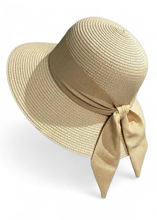 Straw Hat with Bow