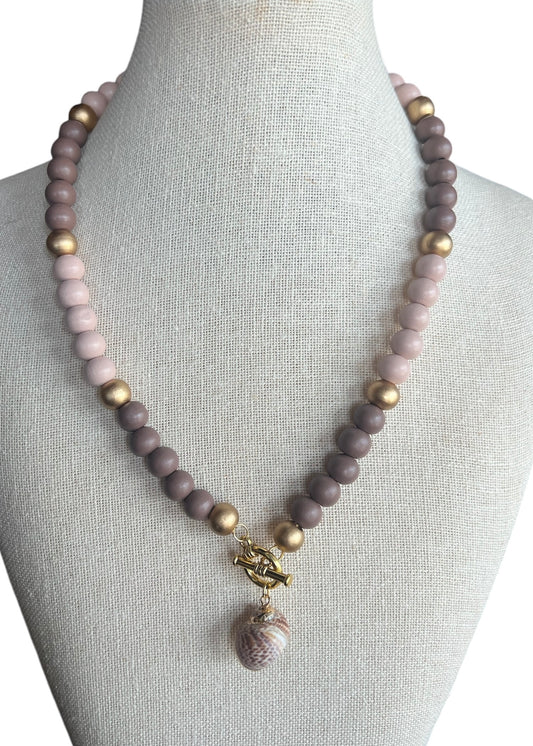 Shell Necklace-Pink - Butler's Stash