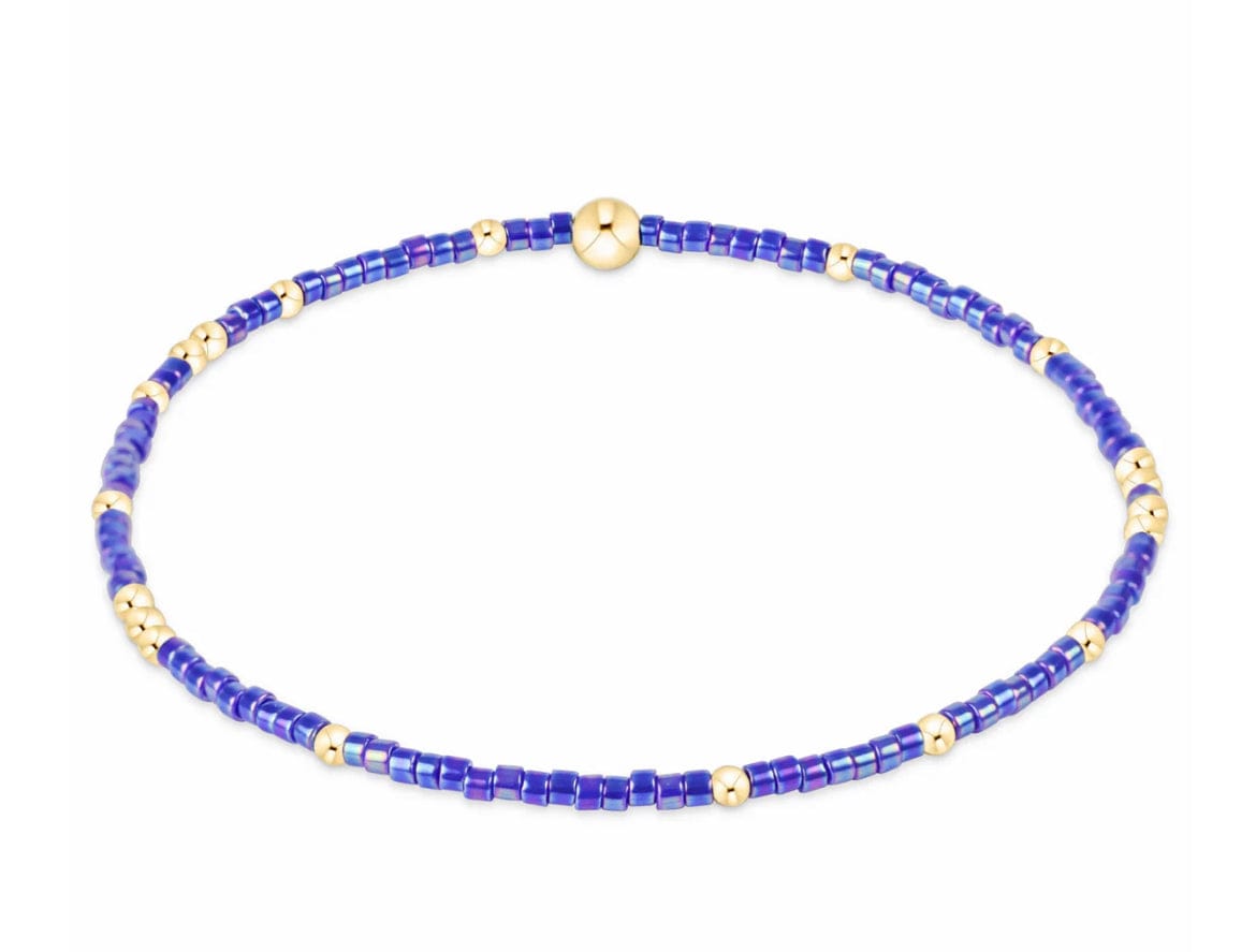 hope unwritten bracelet - blue metallic