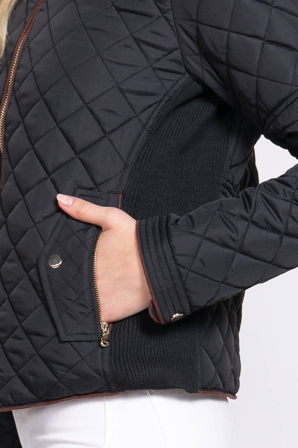 Plus Size Quilted Jacket - Butler's Stash