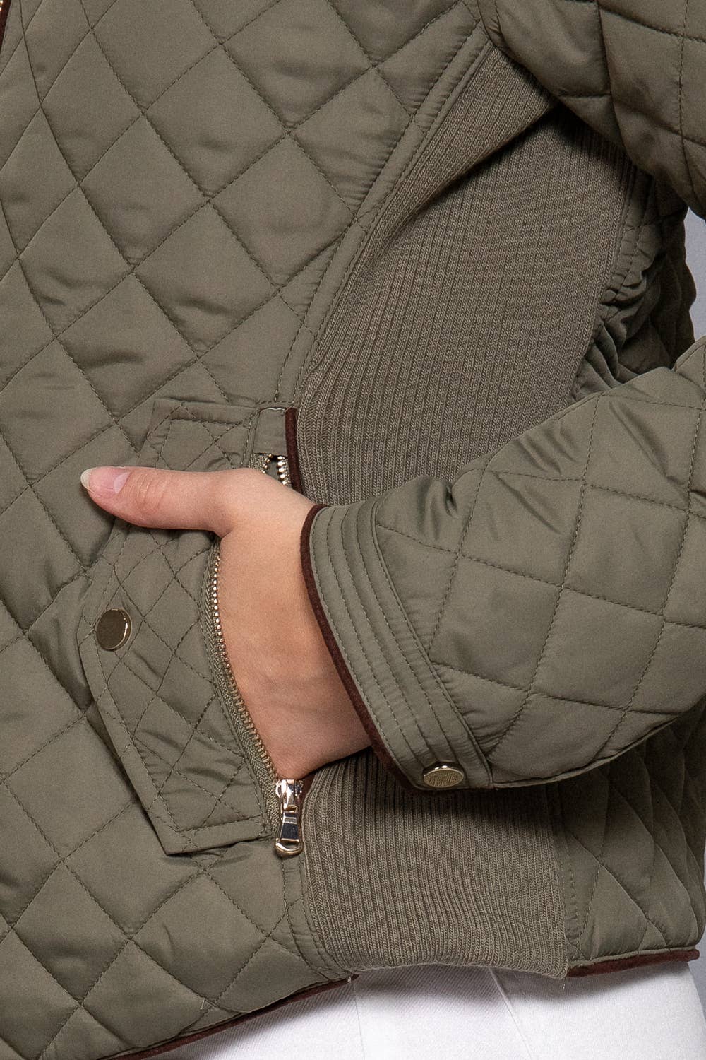 Plus Size Quilted Jacket - Butler's Stash
