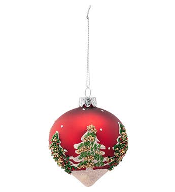 Red Christmas Tree Ornament