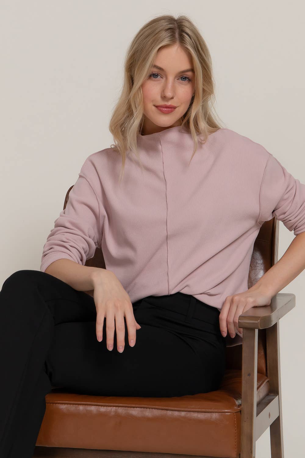 Ribbed Blouse - Butler's Stash