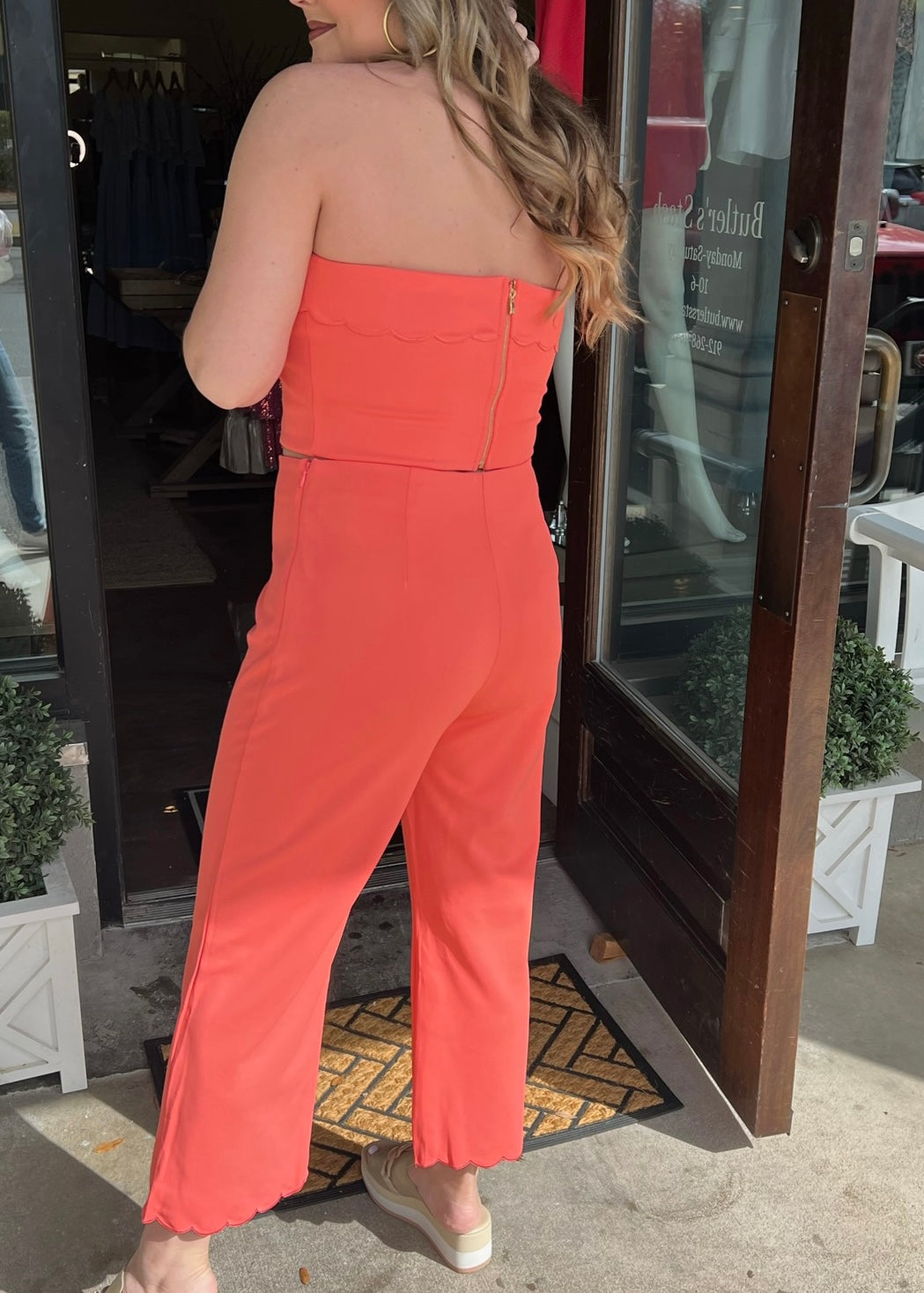 Coral Tube Top