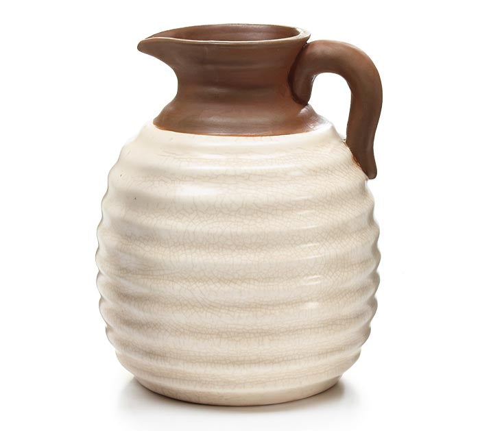 Ribbed Crackle Vase