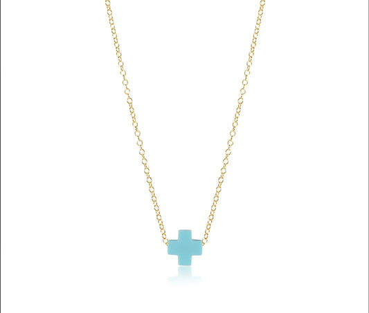 Egirl Signature Cross 14” Necklace